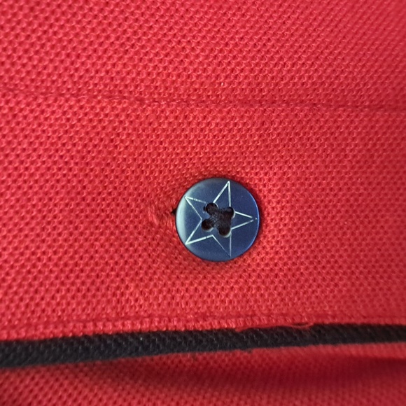 Vintage Rock Point In God We Trust Freedom Flag mens polo size: large - Picture 10 of 10